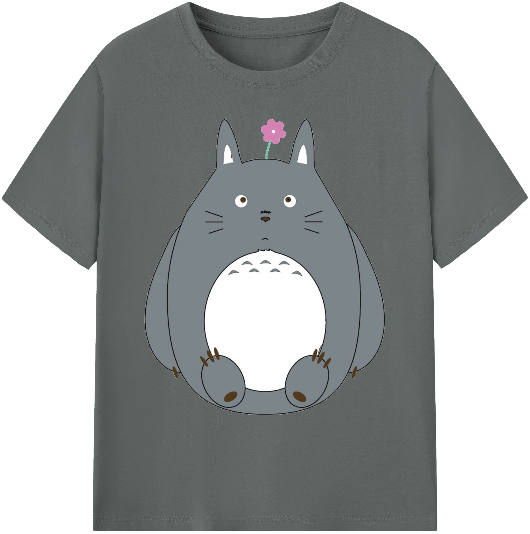 （画像用） となりのトトロ 草壁メイ 草壁サツキ My Neighbor Totoro Satsuki Kusakabe Mei Kusakabe 綿100％ メンズ半袖Tシャツ｜肌触りやわらか＆通気性